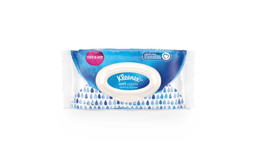 Save $0.75 on One Kleenex Wet Wipes!