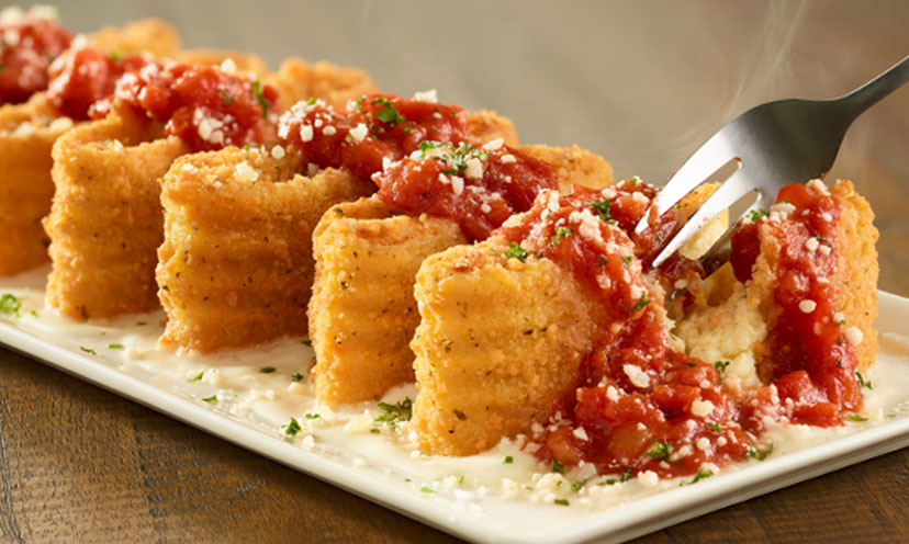 Get a FREE Appetizer or Dessert at Olive Garden With Purchase!