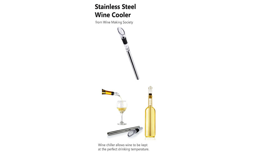 Get a FREE Stainless Steel Wine Cooler!