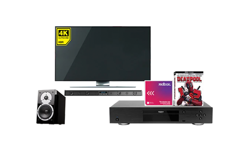 Enter to Win a 4K Home Theater and Redbox Rentals!
