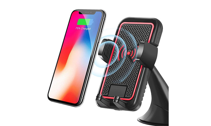 Save 71% on an ARW 2-in-1 Wireless Car Charger!