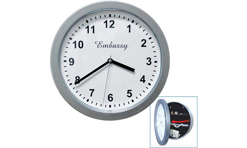 Save 56% on a Wall Clock Diversion Safe!
