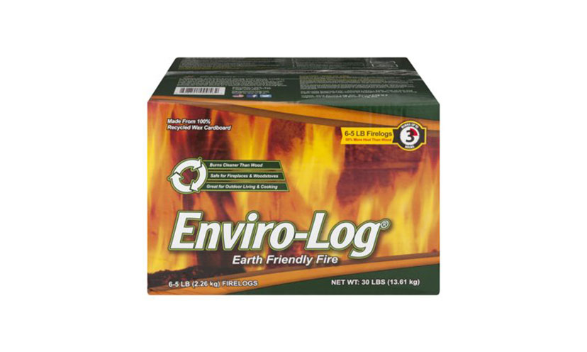 Save 38% on an Enviro-Log Firelog 6 Pack!