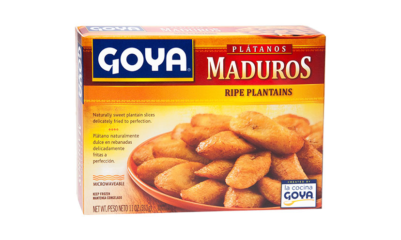 Right now you can save $0.50 on any box of GOYA Frozen Ripe Plantains! 