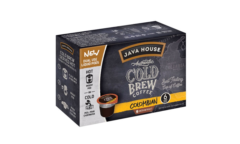 Save $1.00 on Java House Liquid Cold Brew Coffee Pods!