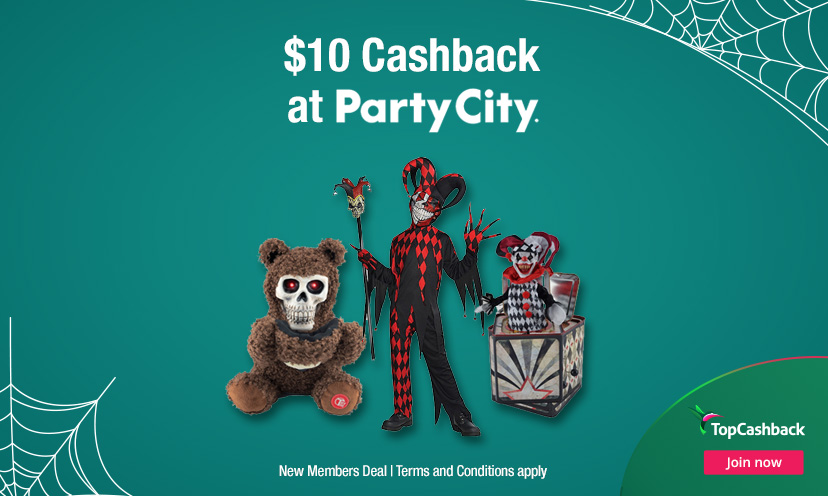 Get $10 Cash Back at Party City!