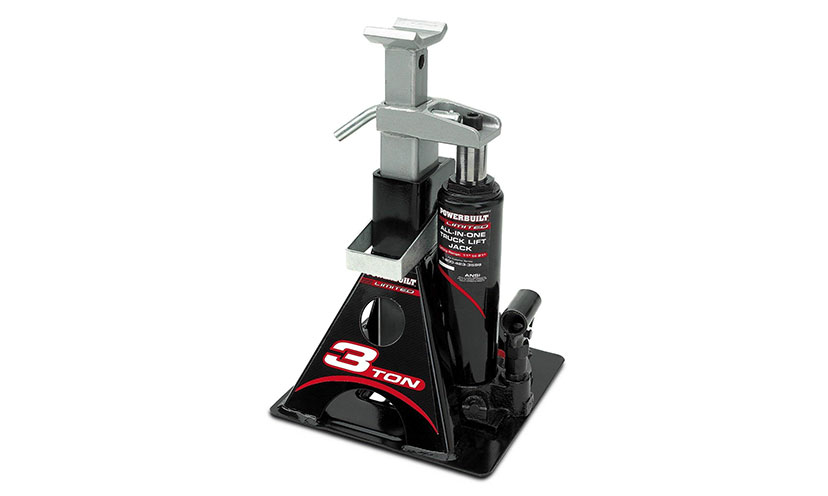 Save 55% on a Powerbuilt All-in-One 3-Ton Bottle Jack!