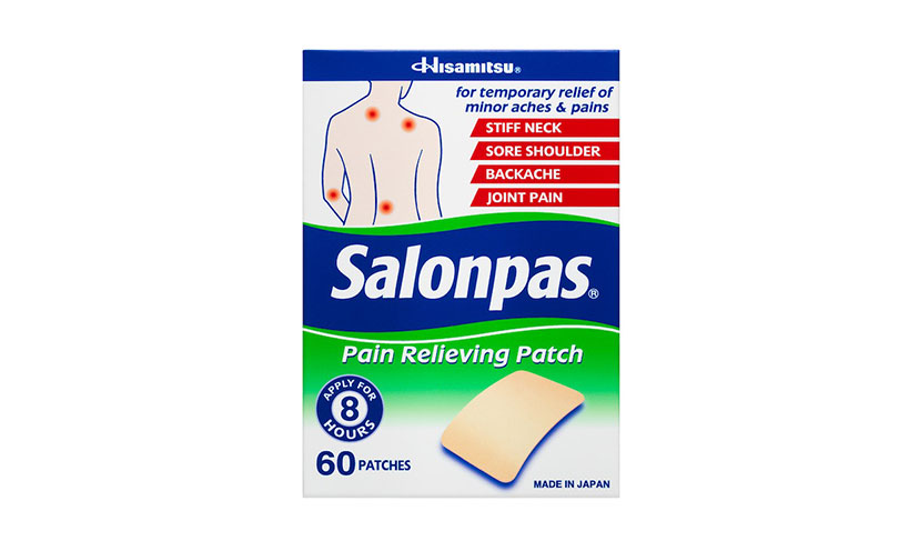 Get a FREE Pain Relieving Patch from Salonpas!
