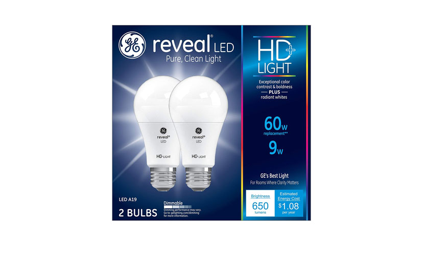 Save 40% On GE Reveal HD LED Light Bulbs! – Get It Free