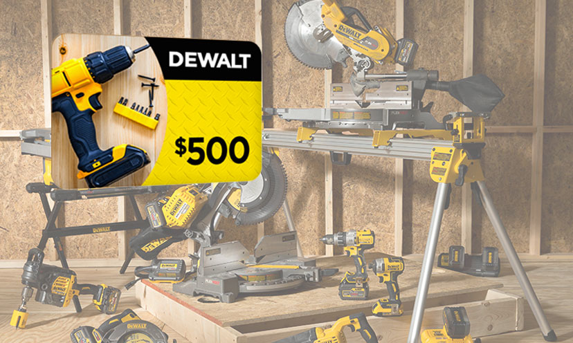 Get a 500 DeWalt Gift Card Get It Free